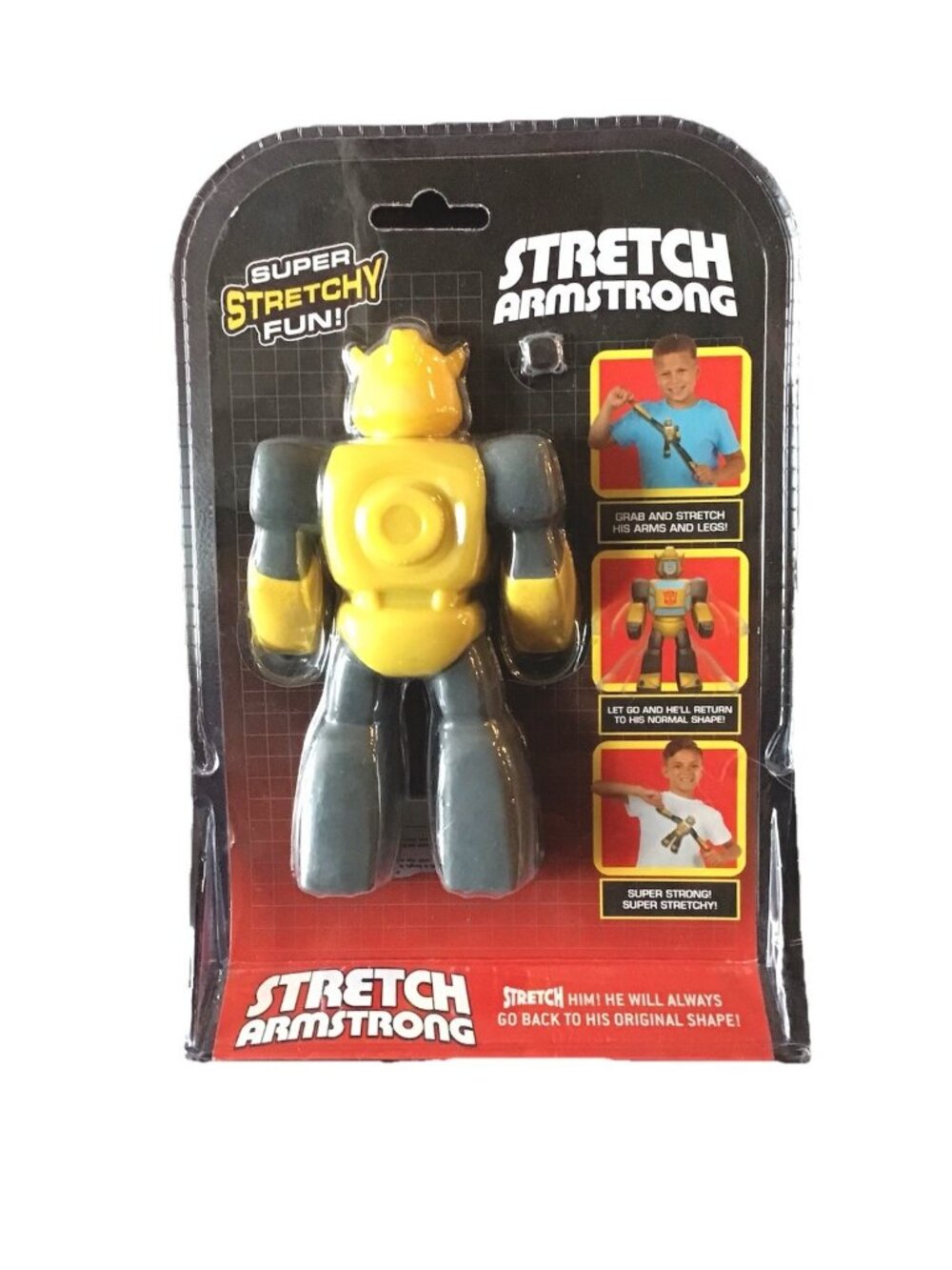 TRANSFORMERS STRETCH ARMSTRONG BUMBLEBEE  7" FIGURE LOT OF 4